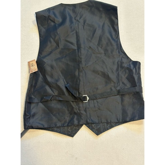 NWT Scully Floral Jacquard Eaton Vest Mens sz.L Waist Coat Western Wedding Black - Picture 6 of 6